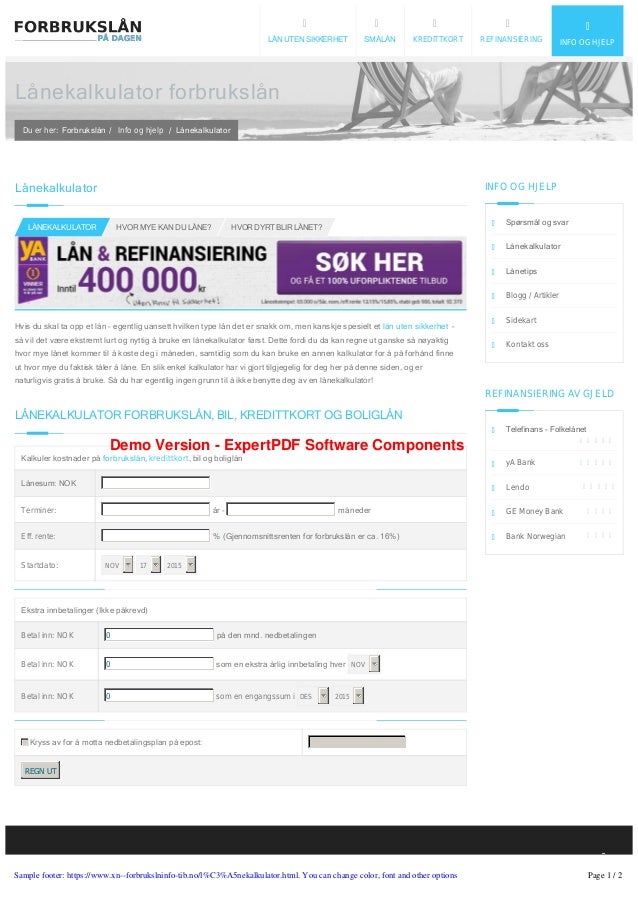forbrukslninfo