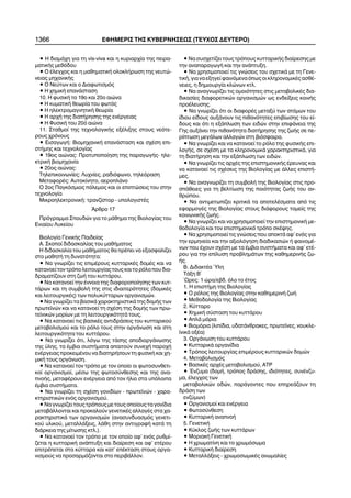 1366 ÅÖÇÌÅÑÉÓ ÔÇÓ ÊÕÂÅÑÍÇÓÅÙÓ (ÔÅÕ×ÏÓ ÄÅÕÔÅÑÏ)
• Ç äéáìÜ÷ç ãéá ôç vis-viva êáé ç êõñéáñ÷ßá ôçò ðåéñá-
ìáôéêÞò ìåèüäïõ
• Ï Ýëåã÷ïò êáé ç ìáèçìáôéêÞ ïëïêëÞñùóç ôçò íåõôþ-
íåéáò ìç÷áíéêÞò
• Ï Íåýôùí êáé ï Äéáöùôéóìüò
• Ç ÷çìéêÞ åðáíÜóôáóç
10. Ç öõóéêÞ ôï 19ï êáé 20ï áéþíá
• Ç êõìáôéêÞ èåùñßá ôïõ öùôüò
• Ç çëåêôñïìáãíçôéêÞ èåùñßá
• Ç áñ÷Þ ôçò äéáôÞñçóçò ôçò åíÝñãåéáò
• Ç ÖõóéêÞ ôïõ 20ü áéþíá
11. Óôáèìïß ôçò ôå÷íïëïãéêÞò åîÝëéîçò óôïõò íåüôå-
ñïõò ÷ñüíïõò
• ÅéóáãùãÞ: Âéïìç÷áíéêÞ åðáíÜóôáóç êáé ó÷Ýóç åðé-
óôÞìçò êáé ôå÷íïëïãßáò
• 19ïò áéþíáò: Ðñïôõðïðïßçóç ôçò ðáñáãùãÞò- çëå-
êôñéêÞ âéïìç÷áíßá
• 20ïò áéþíáò:
Ôçëåðéêïéíùíßåò: Ëõ÷íßåò, ñáäéüöùíï, ôçëåüñáóç
ÌåôáöïñÝò: Áõôïêßíçôï, áåñïðëÜíï
Ï 2ïò Ðáãêüóìéïò ðüëåìïò êáé ïé åðéðôþóåéò ôïõ óôçí
ôå÷íïëïãßá
ÌéêñïçëåêôñïíéêÞ: ôñáíæßóôïñ - õðïëïãéóôÝò
¢ñèñï 17
Ðñüãñáììá Óðïõäþí ãéá ôï ìÜèçìá ôçò Âéïëïãßáò ôïõ
Åíéáßïõ Ëõêåßïõ
Âéïëïãßá ÃåíéêÞò Ðáéäåßáò
Á. Óêïðïß äéäáóêáëßáò ôïõ ìáèÞìáôïò
Ç äéäáóêáëßá ôïõ ìáèÞìáôïò èá ðñÝðåé íá åîáóöáëßæåé
óôï ìáèçôÞ ôç äõíáôüôçôá:
• Íá ãíùñßæåé ôéò åðéìÝñïõò êõôôáñéêÝò äïìÝò êáé íá
êáôáíïåß ôïí ôñüðï ëåéôïõñãßáò ôïõò êáé ôï ñüëï ðïõ äéá-
äñáìáôßæïõí óôç æùÞ ôïõ êõôôÜñïõ.
• Íá êáôáíïåß ôçí Ýííïéá ôçò äéáöïñïðïßçóçò ôùí êõô-
ôÜñùí êáé ôç óõìâïëÞ ôçò óôéò éäéáéôåñüôçôåò (äïìéêÝò
êáé ëåéôïõñãéêÝò) ôùí ðïëõêýôôáñùí ïñãáíéóìþí.
• Íá ãíùñßæåé ôá âáóéêÜ ÷áñáêôçñéóôéêÜ ôçò äïìÞò ôùí
ðñùôåúíþí êáé íá êáôáíïåß ôç ó÷Ýóç ôçò äïìÞò ôùí ðñù-
ôåúíéêþí ìïñßùí ìå ôç ëåéôïõñãéêüôçôÜ ôïõò.
• Íá êáôáíïåß ôéò âáóéêÝò áíôéäñÜóåéò ôïõ êõôôáñéêïý
ìåôáâïëéóìïý êáé ôï ñüëï ôïõò óôçí ïñãÜíùóç êáé óôç
ëåéôïõñãéêüôçôá ôïõ êõôôÜñïõ.
• Íá ãíùñßæåé üôé, ëüãù ôçò ôÜóçò áðïäéïñãÜíùóçò
ôçò ýëçò, ôá Ýìâéá óõóôÞìáôá áðáéôïýí óõíå÷Þ ðáñï÷Þ
åíÝñãåéáò ðñïêåéìÝíïõ íá äéáôçñÞóïõí ôç öõóéêÞ êáé ÷ç-
ìéêÞ ôïõò ïñãÜíùóç.
• Íá êáôáíïåß ôïí ôñüðï ìå ôïí ïðïßï ïé öùôïóõíèåôé-
êïß ïñãáíéóìïß, ìÝóù ôçò öùôïóýíèåóçò êáé ôçò áíá-
ðíïÞò, ìåôáöÝñïõí åíÝñãåéá áðü ôïí Þëéï óôá õðüëïéðá
Ýìâéá óõóôÞìáôá.
• Íá ãíùñßæåé ôç ó÷Ýóç ãïíéäßùí - ðñùôåúíþí - ÷áñá-
êôçñéóôéêþí åíüò ïñãáíéóìïý.
• Íá ãíùñßæåé ôïõò ôñüðïõò ìå ôïõò ïðïßïõò ôá ãïíßäéá
ìåôáâÜëëïíôáé êáé ðñïêáëïýí ãåíåôéêÝò áëëáãÝò óôá ÷á-
ñáêôçñéóôéêÜ ôùí ïñãáíéóìþí (áíáóõíäõáóìüò ãåíåôé-
êïý õëéêïý, ìåôáëëÜîåéò, ëÜèç óôçí áíôéãñáöÞ êáôÜ ôç
äéÜñêåéá ôçò ìßôùóçò êôë.).
• Íá êáôáíïåß ôïí ôñüðï ìå ôïí ïðïßï áö' åíüò ñõèìß-
æåôáé ç êõôôáñéêÞ áíÜðôõîç êáé äéáßñåóç êáé áö' åôÝñïõ
åðéôñÝðåôáé óôá êýôôáñá êáé êáô´ åðÝêôáóç óôïõò ïñãá-
íéóìïýò íá ðñïóáñìüæïíôáé óôï ðåñéâÜëëïí.
• Íá óõó÷åôßæåé ôïõò ôñüðïõò êõôôáñéêÞò äéáßñåóçò ìå
ôçí áíáðáñáãùãÞ êáé ôçí áíÜðôõîç.
• Íá ÷ñçóéìïðïéåß ôéò ãíþóåéò ôïõ ó÷åôéêÜ ìå ôç Ãåíå-
ôéêÞ, ãéá íá åîçãåß öáéíüìåíá üðùò ïé êëçñïíïìéêÝò áóèÝ-
íåéåò, ç äçìéïõñãßá êëþíùí êôë.
• Íá áíáãíùñßæåé ôéò ïìïéüôçôåò óôéò ìåôáâïëéêÝò äéá-
äéêáóßåò äéáöïñåôéêþí ïñãáíéóìþí ùò åíäåßîåéò êïéíÞò
ðñïÝëåõóçò.
• Íá ãíùñßæåé üôé ïé äéáöïñÝò ìåôáîý ôùí áôüìùí ôïõ
ßäéïõ åßäïõò áõîÜíïõí ôéò ðéèáíüôçôåò åðéâßùóçò ôïõ åß-
äïõò êáé üôé ç åîÜðëùóç ôùí åéäþí óôçí åðéöÜíåéá ôçò
Ãçò áõîÜíåé ôçí ðéèáíüôçôá äéáôÞñçóçò ôçò æùÞò óå ðå-
ñßðôùóç ìåãÜëùí áëëáãþí óôç âéüóöáéñá.
• Íá ãíùñßæåé êáé íá êáôáíïåß ôï ñüëï ôçò öõóéêÞò åðé-
ëïãÞò, óå ó÷Ýóç ìå ôá êëçñïíïìéêÜ ÷áñáêôçñéóôéêÜ, ãéá
ôç äéáôÞñçóç êáé ôçí åîÜðëùóç ôùí åéäþí.
• Íá ãíùñßæåé ôéò áñ÷Ýò ôçò åðéóôçìïíéêÞò Ýñåõíáò êáé
íá êáôáíïåß ôéò ó÷Ýóåéò ôçò Âéïëïãßáò ìå Üëëåò åðéóôÞ-
ìåò.
• Íá áíáãíùñßæåé ôç óõìâïëÞ ôçò Âéïëïãßáò óôéò ðñï-
óðÜèåéåò ãéá ôç âåëôßùóç ôçò ðïéüôçôáò æùÞò ôïõ áí-
èñþðïõ.
• Íá áíôéìåôùðßæåé êñéôéêÜ ôá áðïôåëÝóìáôá áðü ôéò
åöáñìïãÝò ôçò Âéïëïãßáò óôïõò äéÜöïñïõò ôïìåßò ôçò
êïéíùíéêÞò æùÞò.
• Íá ãíùñßæåé êáé íá ÷ñçóéìïðïéåß ôçí åðéóôçìïíéêÞ ìå-
èïäïëïãßá êáé ôïí åðéóôçìïíéêü ôñüðï óêÝøçò.
• Íá ÷ñçóéìïðïéåß ôéò ãíþóåéò ðïõ áðïêôÜ áö' åíüò ãéá
ôçí åñìçíåßá êáé ôçí áîéïëüãçóç äéáäéêáóéþí Þ öáéíïìÝ-
íùí ðïõ Ý÷ïõí ó÷Ýóç ìå ôá Ýìâéá óõóôÞìáôá êáé áö' åôÝ-
ñïõ ãéá ôçí åðßëõóç ðñïâëçìÜôùí ôçò êáèçìåñéíÞò æù-
Þò.
Â. ÄéäáêôÝá ¾ëç
ÔÜîç Â´
´Ùñåò: 1 þñá/åâä. üëï ôï Ýôïò
1. Ç åðéóôÞìç ôçò Âéïëïãßáò
• Ï ñüëïò ôçò Âéïëïãßáò óôçí êáèçìåñéíÞ æùÞ
• Ìåèïäïëïãßá ôçò Âéïëïãßáò
2. Êýôôáñï
• ×çìéêÞ óýóôáóç ôïõ êõôôÜñïõ
• ÁðëÜ ìüñéá
• Béïìüñéá (ëéðßäéá, õäáôÜíèñáêåò, ðñùôåÀíåò, íïõêëå-
úíéêÜ ïîÝá)
3. ÏñãÜíùóç ôïõ êõôôÜñïõ
• KõôôáñéêÜ ïñãáíßäéá
• Tñüðïò ëåéôïõñãßáò åðéìÝñïõò êõôôáñéêþí äïìþí
4. Ìåôáâïëéóìüò
• ÂáóéêÝò áñ÷Ýò ìåôáâïëéóìïý, ÁÔÑ
• ¸íæõìá (äïìÞ, ôñüðïò äñÜóçò, éäéüôçôåò, óõíÝíæõ-
ìá, Ýëåã÷ïò ôùí
ìåôáâïëéêþí ïäþí, ðáñÜãïíôåò ðïõ åðçñåÜæïõí ôç
äñÜóç ôùí
åíæýìùí)
• Ïñãáíéóìïß êáé åíÝñãåéá
• Öùôïóýíèåóç
• KõôôáñéêÞ áíáðíïÞ
5. ÃåíåôéêÞ
• Êýêëïò æùÞò ôùí êõôôÜñùí
• ÌïñéáêÞ ÃåíåôéêÞ
• Ç ÷ñùìáôßíç êáé ôï ÷ñùìüóùìá
• ÊõôôáñéêÞ äéáßñåóç
• ÌåôáëëÜîåéò - ÷ñùìïóùìéêÝò áíùìáëßåò
 