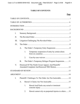 TABLE OF CONTENTS
Page
TABLE OF CONTENTS.....................................................................................