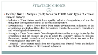 Strategic Choice | PDF