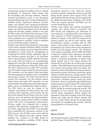 Mutual interactions and Inter-relationships between “Weather” and ...