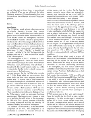 Mutual interactions and Inter-relationships between “Weather” and ...