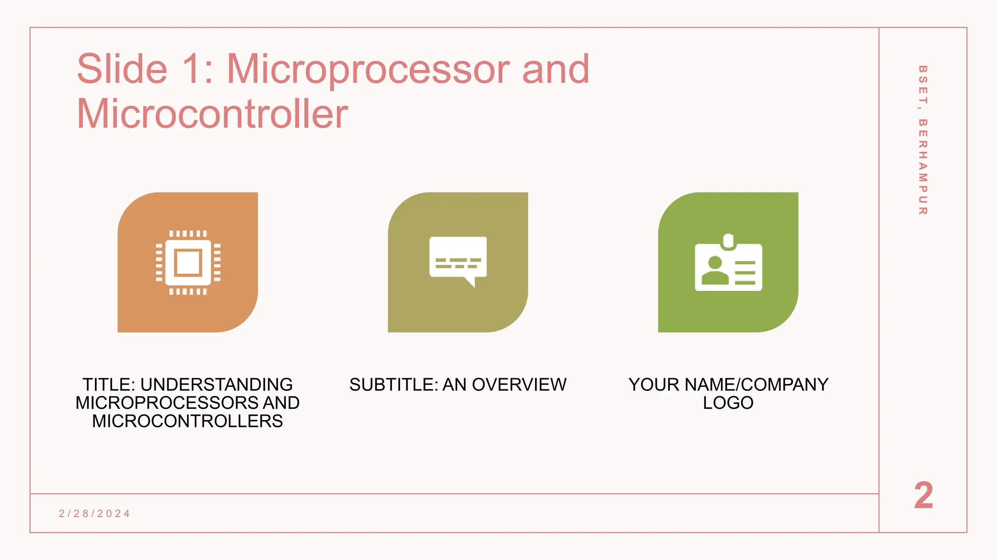 MICROPROCESSOR AND MICROCONTROLLER FOR SEMINAR POWERPOINT | PPTX