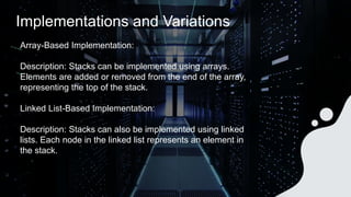 Data Structure - Stacks | PPT
