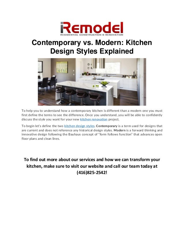 Contemporary vs. Modern Kitchen Design Styles Explained.pdf