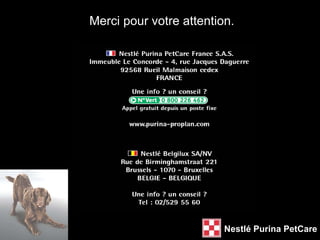 Merci pour votre attention. 