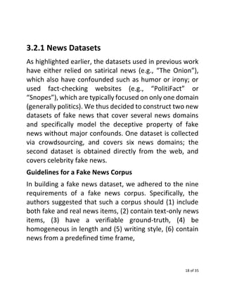 Fake News Detection Project – Machine Learning Foundation (INT247) | PDF