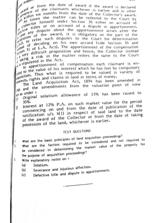 Elements of valuation