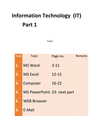 Information Technology | DOCX