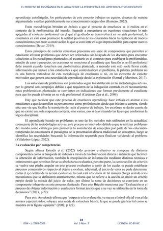 EL PROCESO DE ENSEÑANZA EN ELAULA DESDE LAPERSPECTIVA DELAPRENDIZAJE ...