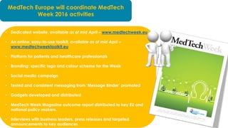 European MedTech Week presentation | PPT