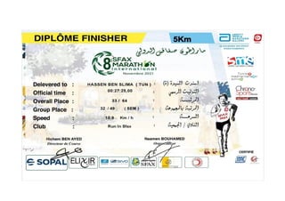 Sfax marathon international des oliviers 5Km