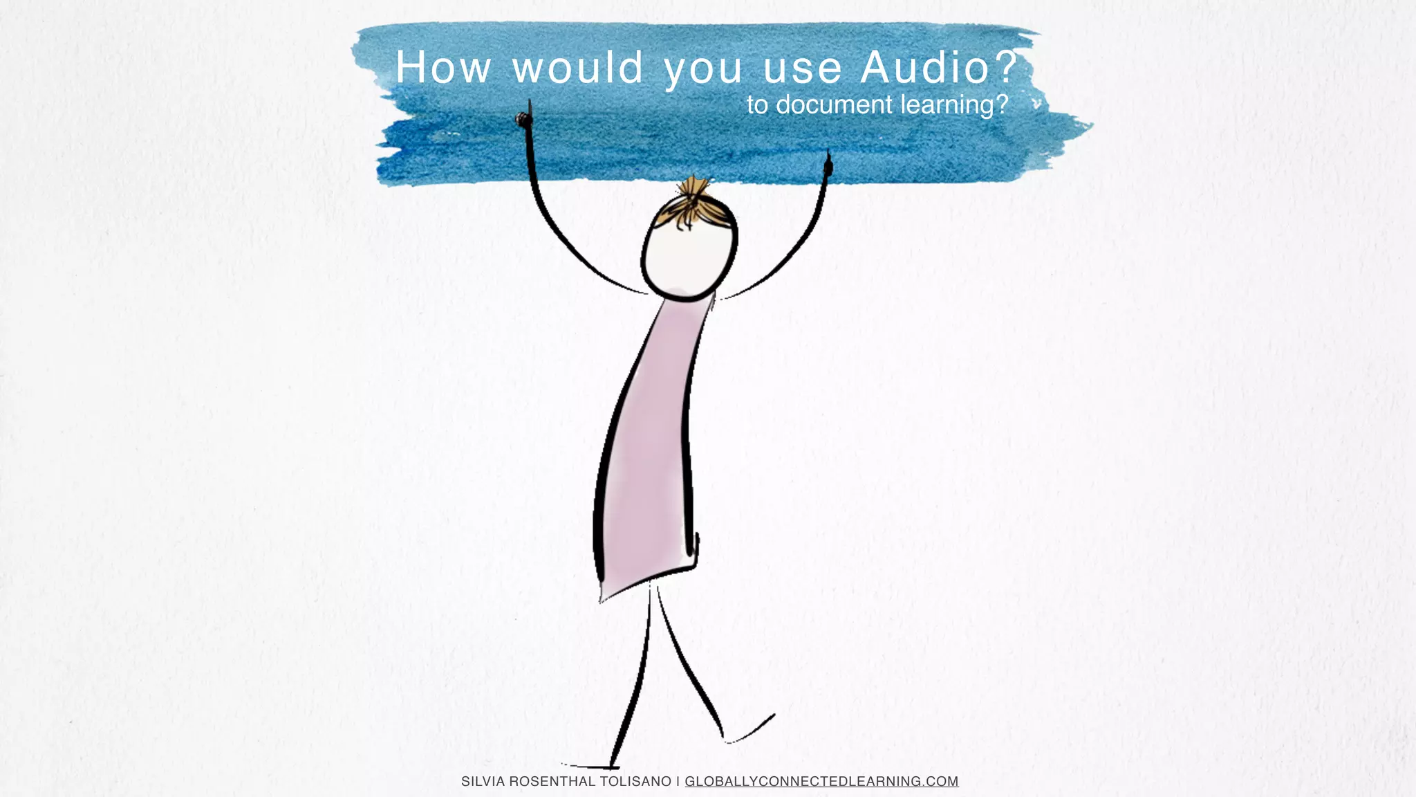 SILVIA ROSENTHAL TOLISANO | GLOBALLYCONNECTEDLEARNING.COM
How would you use Audio?
to document learning?
 