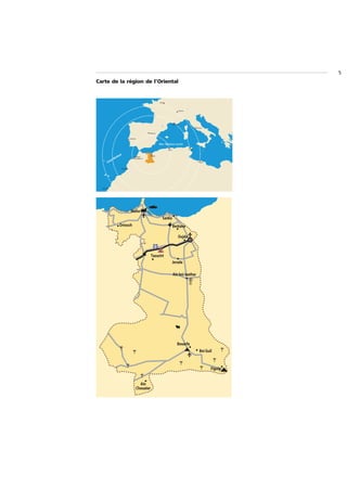 5
Carte de la région de l’Oriental
 