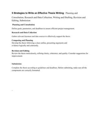 Refining Writing Research Writing Introduction: A Comprehensive overview | DOCX
