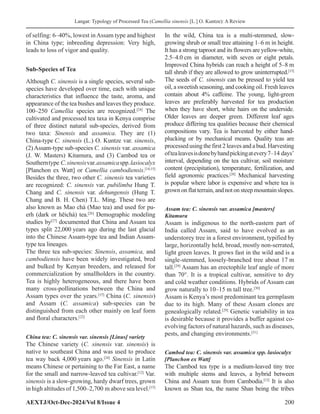 Typology of Processed Tea (Camellia sinensis [L.] O. Kuntze): A Review ...