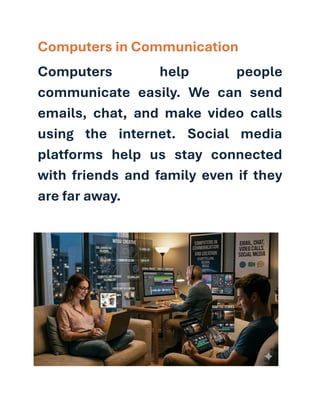 The Role of Computers in Enhancing Daily Life Across Various Sectors | PDF