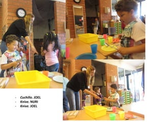 - Cuchillo. JOEL
- Knive. NURI
- Knive. JOEL
 