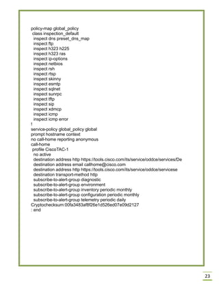 Documentación ACL - Firewall ASA | PDF