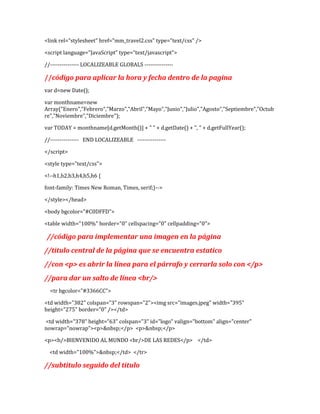 Documentacion De Mi Pagina