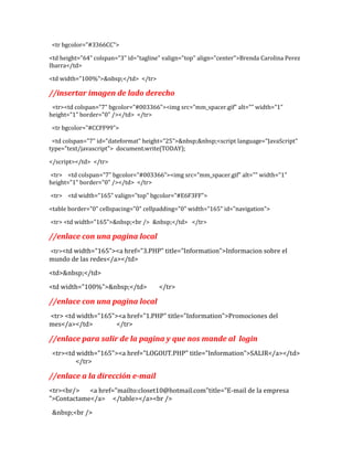 Documentacion De Mi Pagina