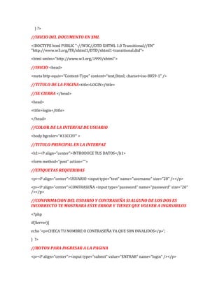 Documentacion De Mi Pagina