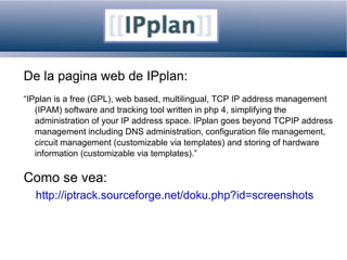 Documentacion netdot | PPT