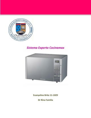 Sistema Experto Cocinamax




    Evanyeline Brito 11-1029

        Dr Rina Familia
 