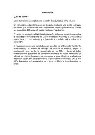 Documentacion struts 2 | DOCX