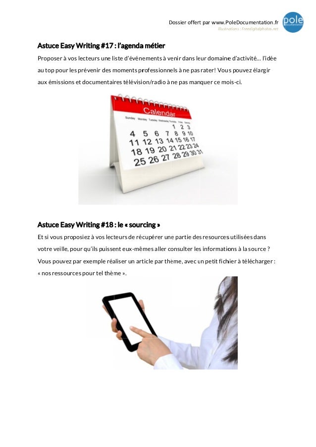 Documentaliste et redaction - dossier complet easy writing