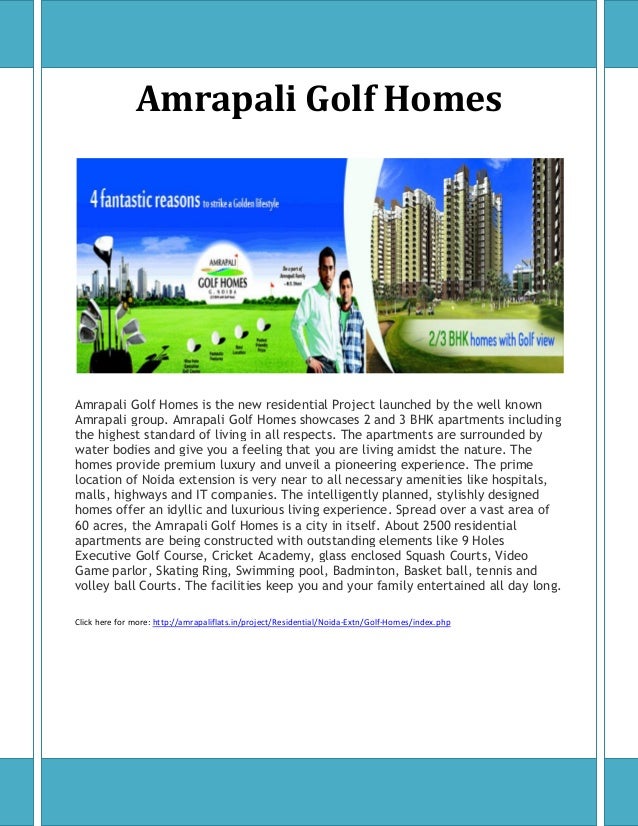 Amrapali Group launches New & Affordable luxury 2BHK flats for sale in