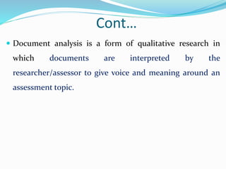 Document analysis and Interview.pptx