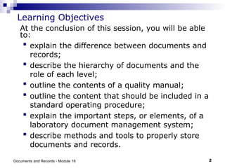 DOCUMENT AND RECORD in Quality Management System | PPT