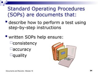 DOCUMENT AND RECORD in Quality Management System | PPT