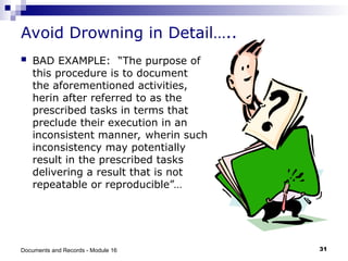 DOCUMENT AND RECORD in Quality Management System | PPT
