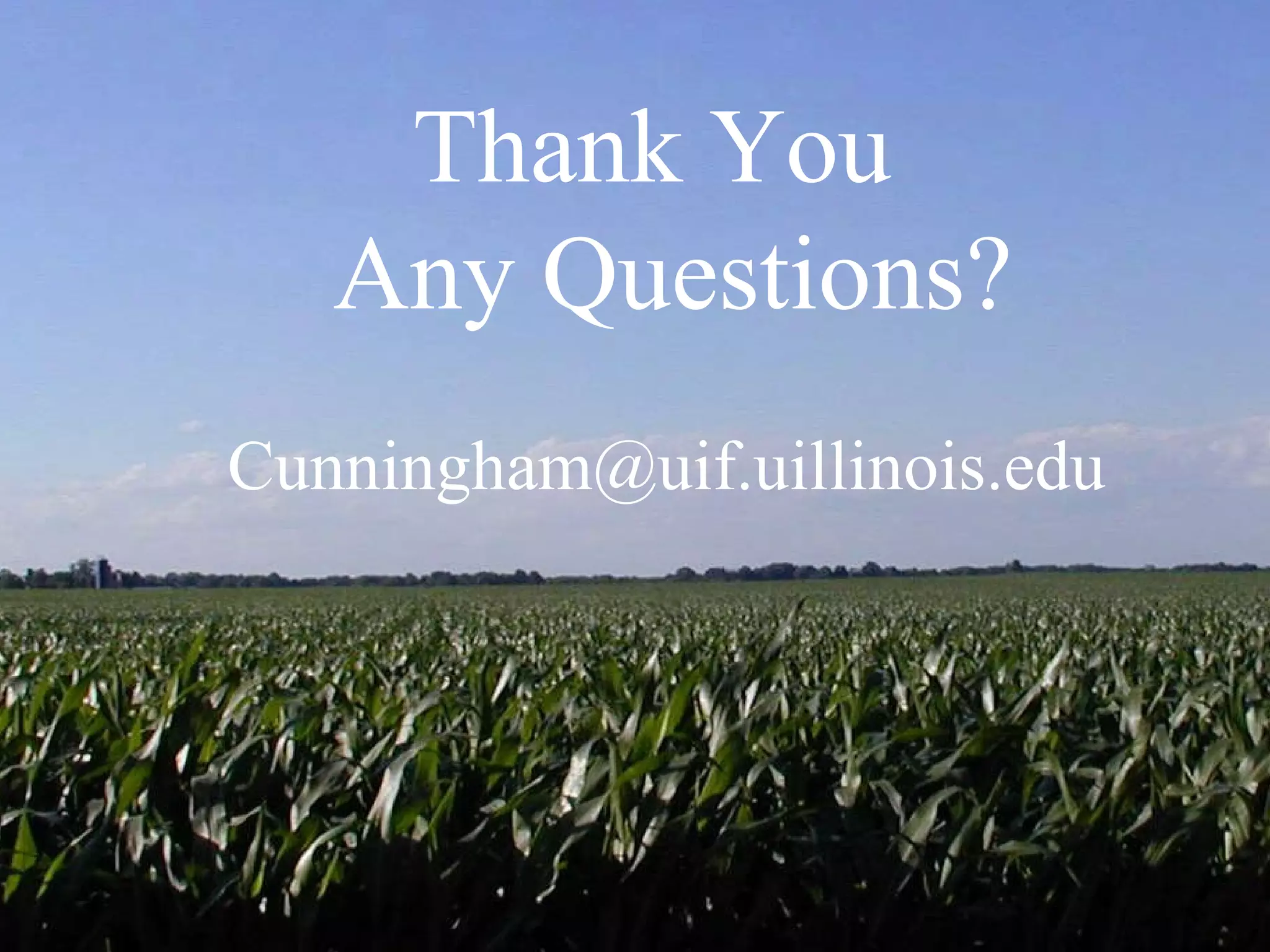 Thank You Any Questions? [email_address] 