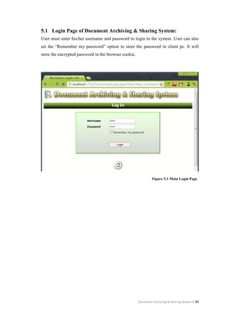 Document Archiving & Sharing System | PDF