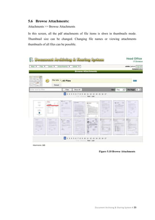 Document Archiving & Sharing System | PDF