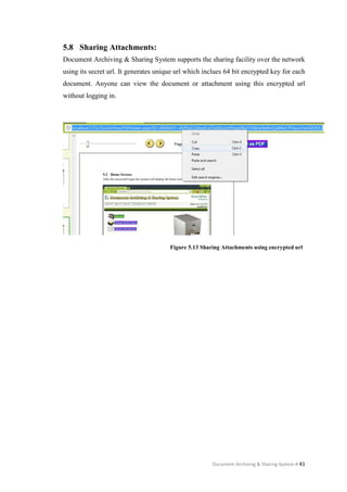Document Archiving & Sharing System | PDF