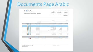 Documents Page Arabic
 