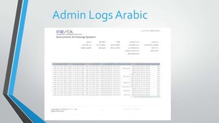 Admin Logs Arabic
 