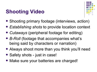 Documentary Making 101 | PPT