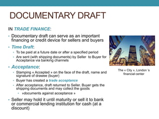 Documentary collection letters of credit | PPTX