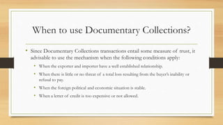 Documentary Collection Definition Documentary collections | PPTX