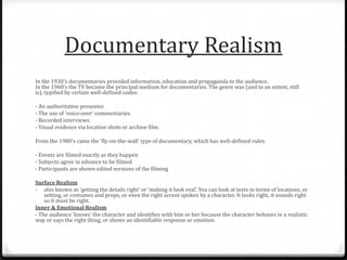 Documentary Conventions | PPTX