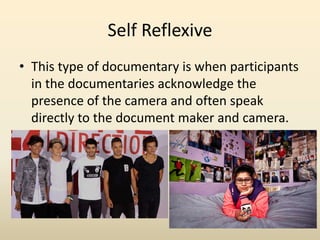 Reflective Documentaries Examples Documentary genre | PPTX