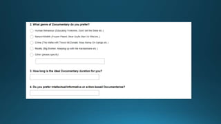 Documentary questionnaire