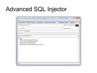 Advanced SQL Injector
 