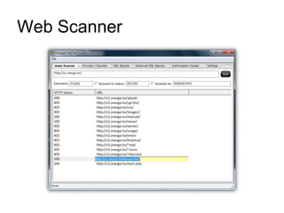 Web Scanner
 