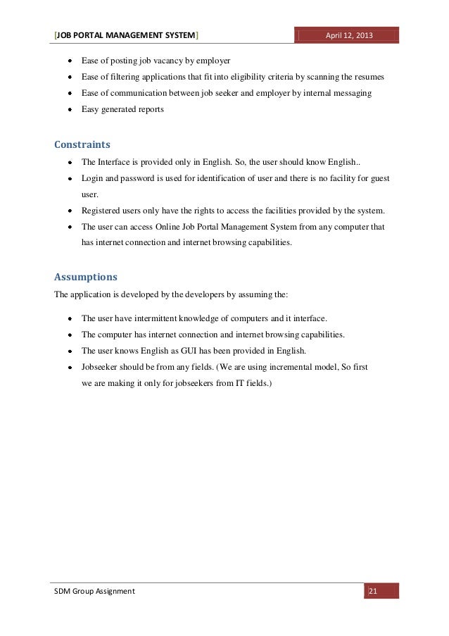 job portal system